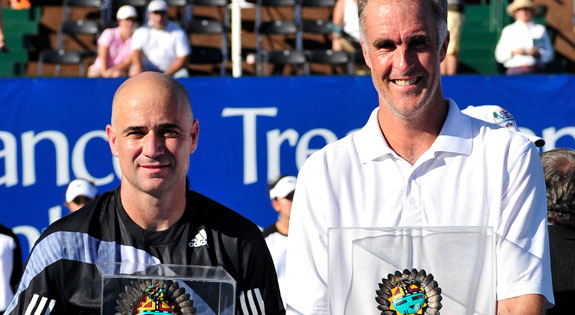 Todd Martin tops Andre Agassi
