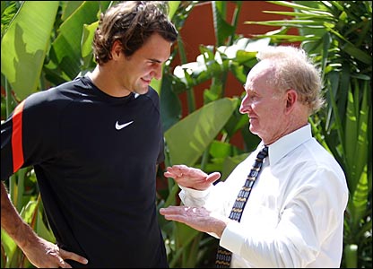 Rod Laver & Roger Federer