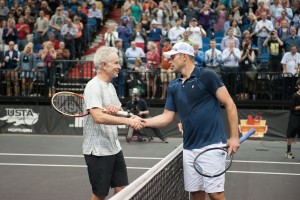 Andy Roddick - John McEnroe - Minneapolis 2015