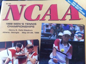 Tournament Program from the 1988 NCAA Championships in Athens