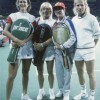 Pam Shriver, Martina Navratilova, Bobby Riggs and Vitas Gerulaitis