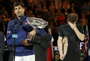 Novak Djokovic and Andy Murray at 2016 Australian Open