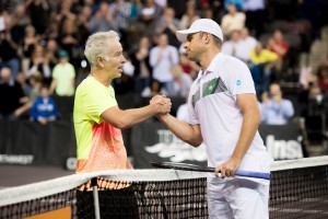 John McEnroe and Andy Roddick