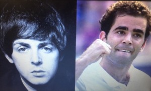 Paul McCartney and Pete Sampras