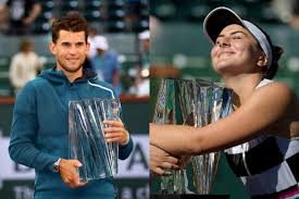 Dominic Thiem and Bianca Andreescu