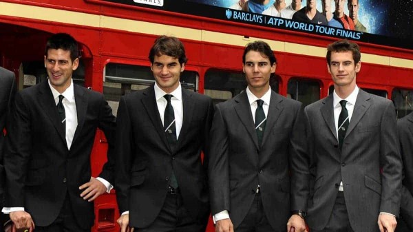 The Big Four of Tennis - Novak Djokovic, Roger Federer, Rafael Nadal and Andy Murray