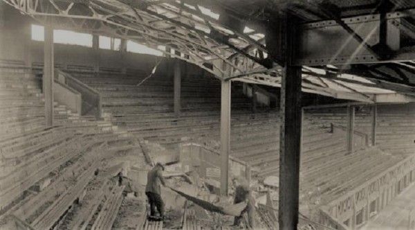 Centre Court at Wimbledon during World War II