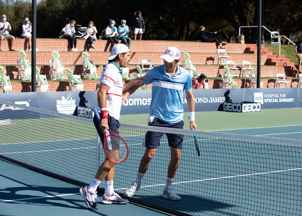 Tommy Haas and Bob Bryan