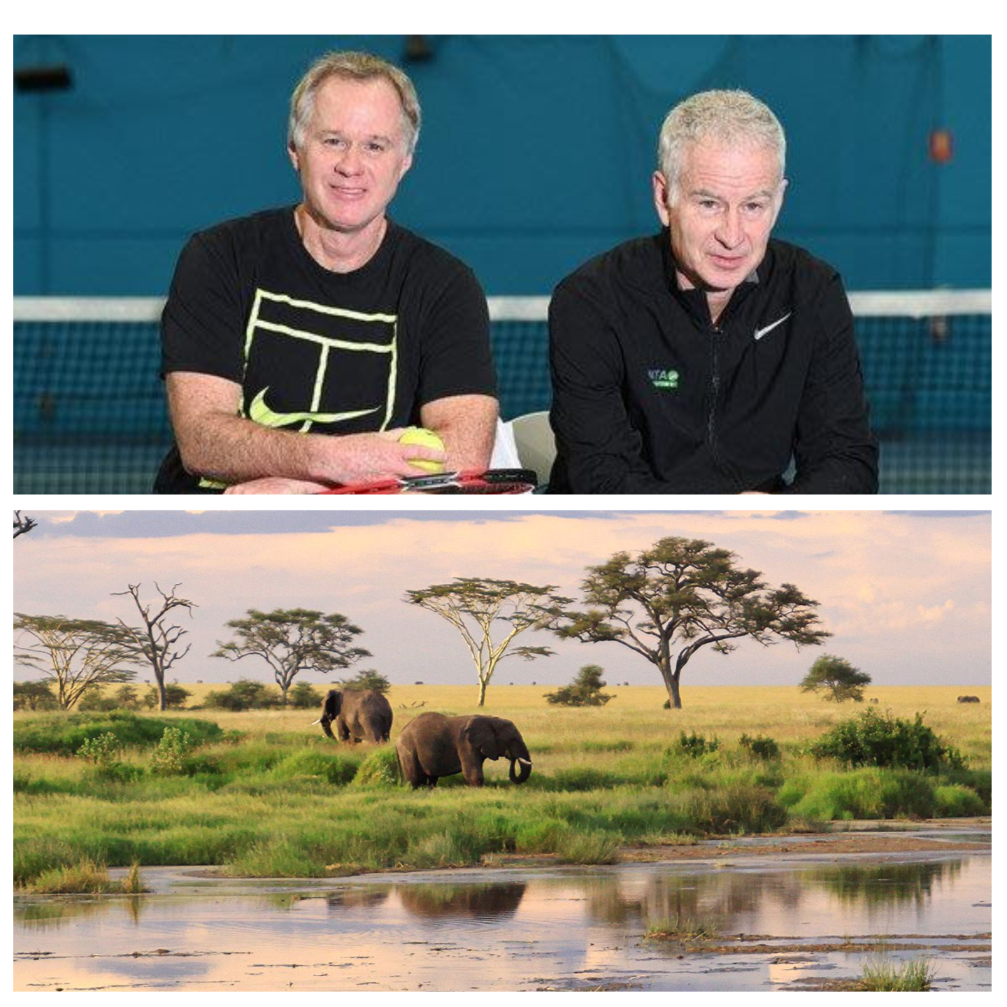 John McEnroe, Patrick McEnroe and Insider Expeditions Invite You For Tennis In Tanzania