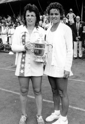 1974 US Open Final Billie Jean King and Evonne Goolagong